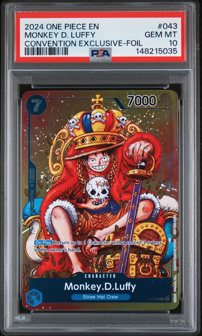 2024 #043 Monkey D. Luffy PSA 10