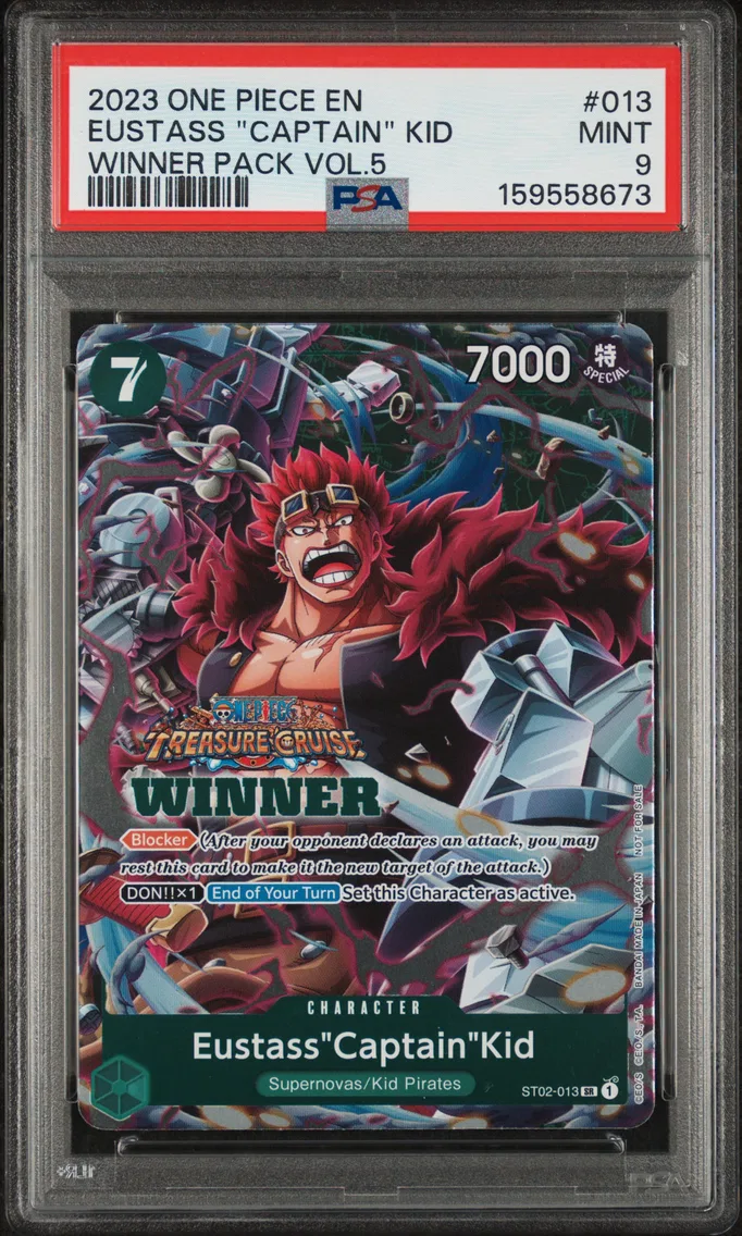 2023 #013 Eustass "Captain" Kid PSA 9 One Piece Promos
