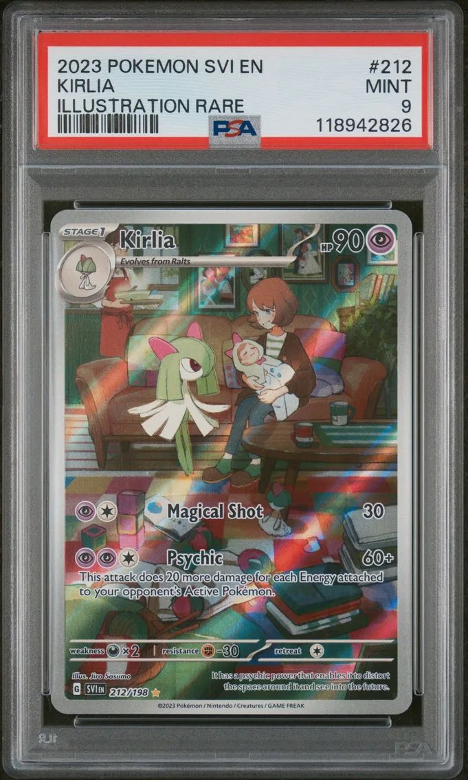 2023 #212 Kirlia PSA 9 Svi EN-Sc