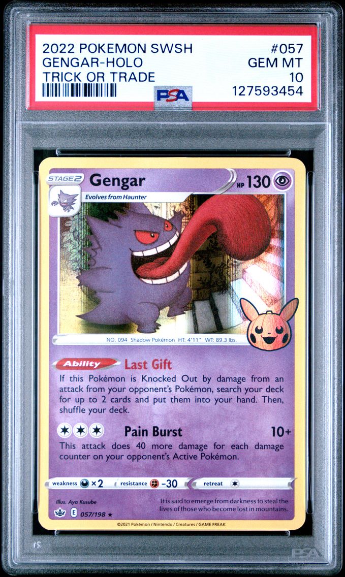 2021 #057 Gengar-Holo PSA 10 Swo