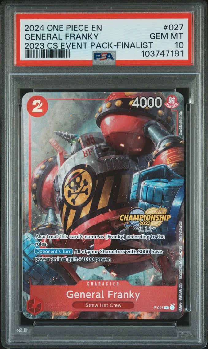 2024 #027 General Franky PSA 10 