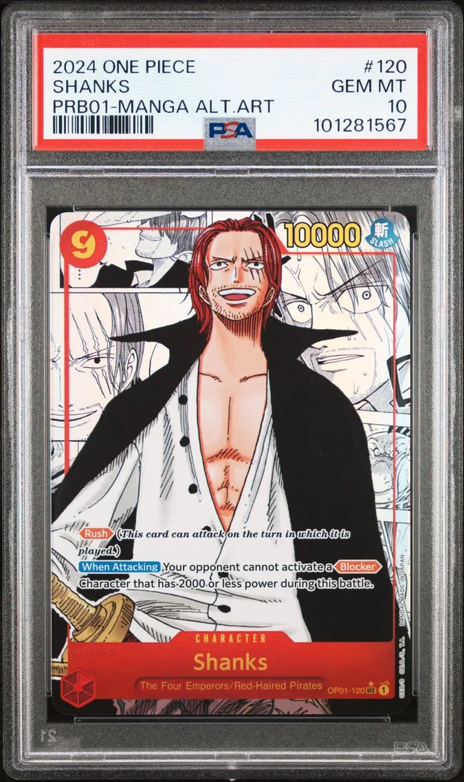 2024 #120 Shanks PSA 10 One Piec