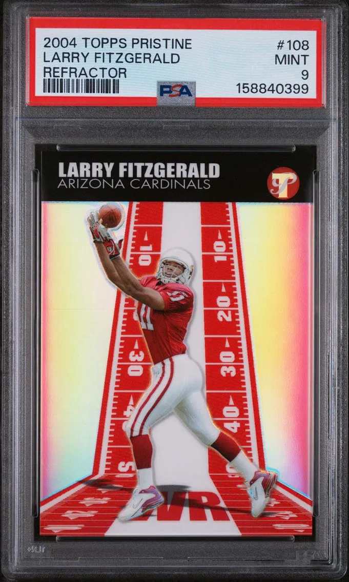2004 #108 Larry Fitzgerald PSA 9 Topps Pristine