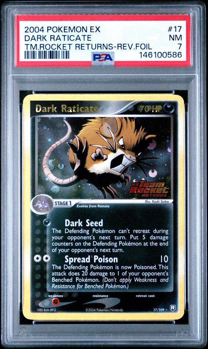 2004 #17 Dark Raticate-Reverse F