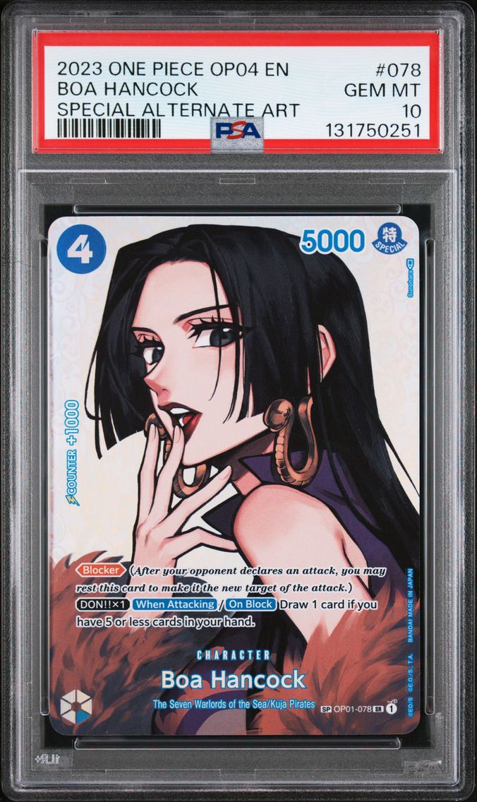 2023 #078 Boa Hancock PSA 10 One