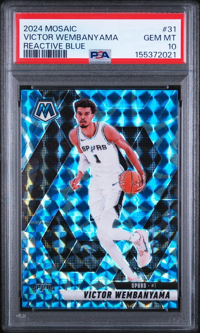 2024 #31 Victor Wembanyama PSA 10 Panini Mosaic