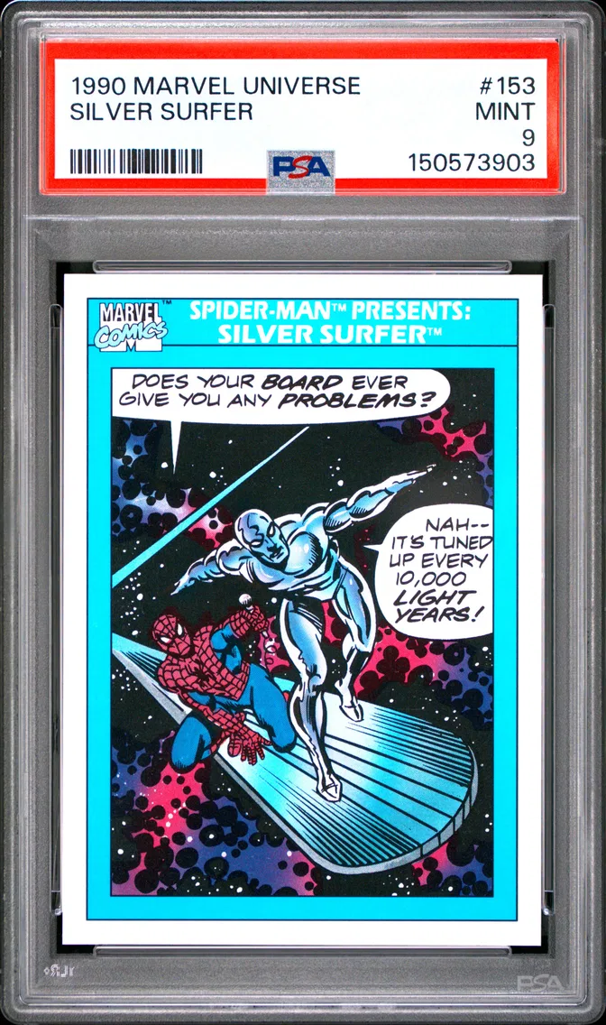 1990 #153 Silver Surfer PSA 9 Marvel Universe