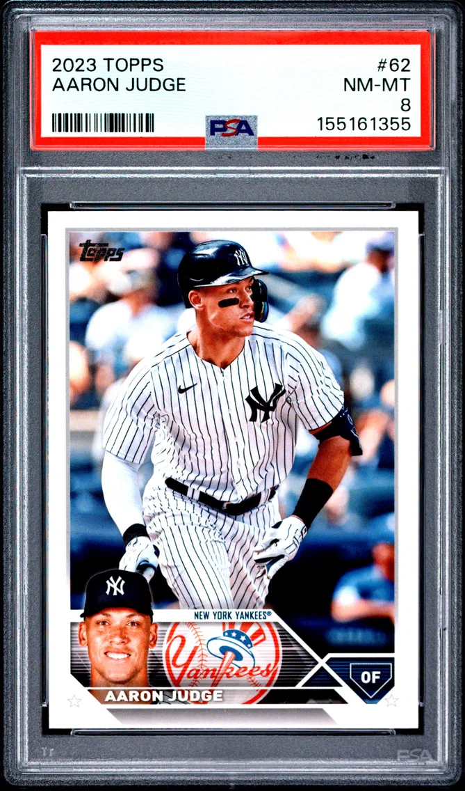 2023 #62 Aaron Judge PSA 8 Topps