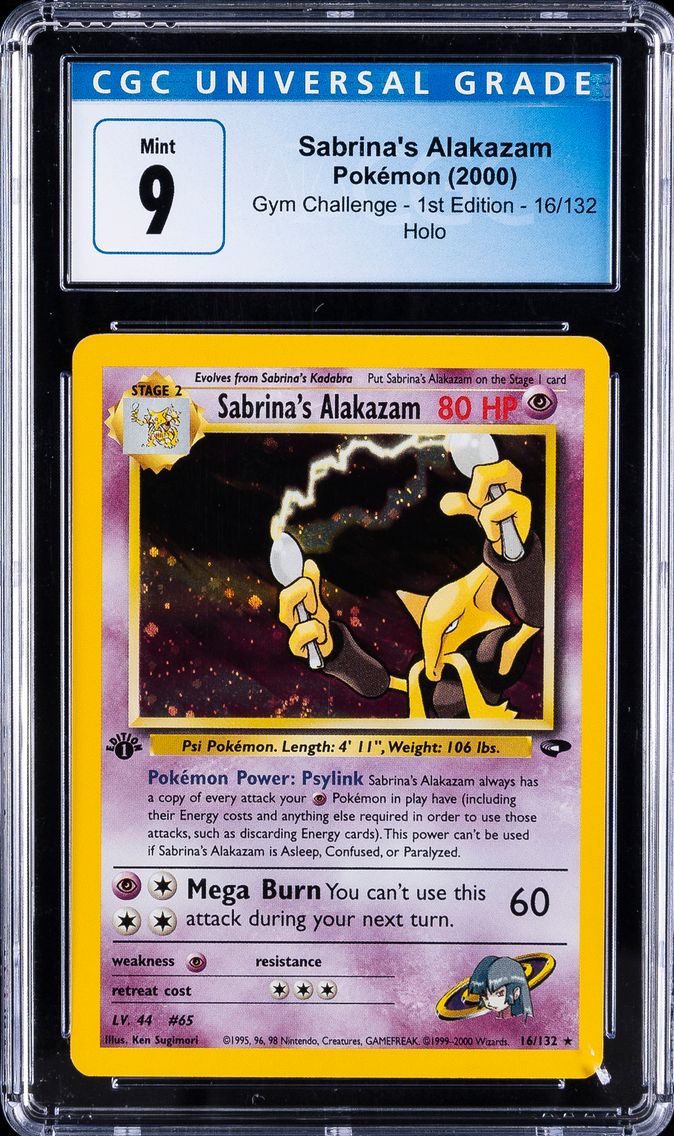 2000 #16 Sabrina's Alakazam Holo
