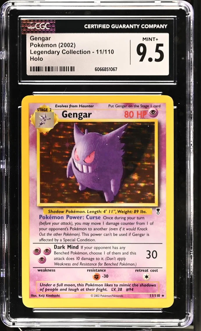 2002 #11 Gengar CGC 9.5 Legendary Collection - English