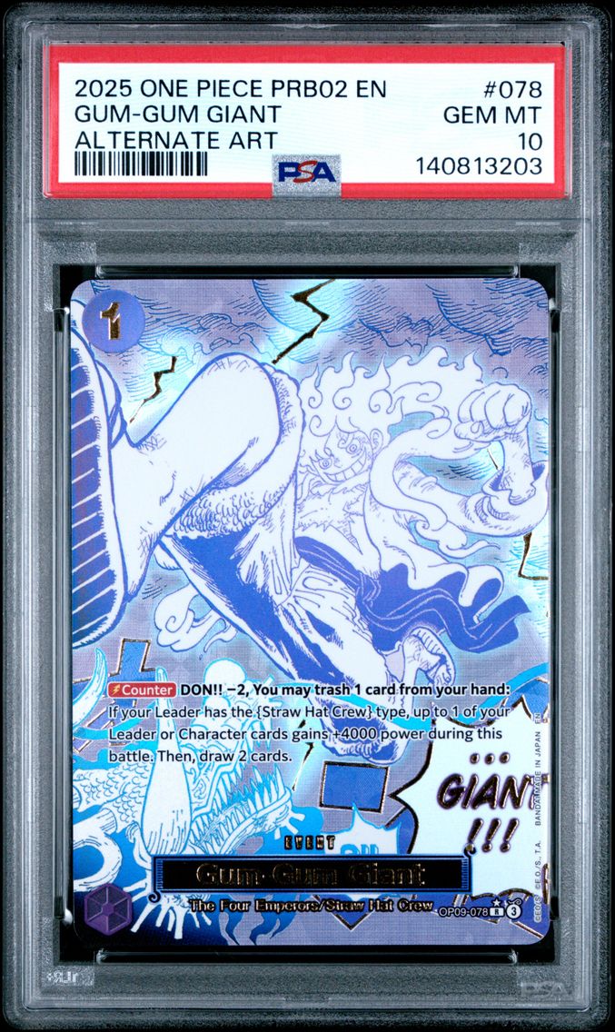 2025 #078 Gum-Gum Giant PSA 10 O