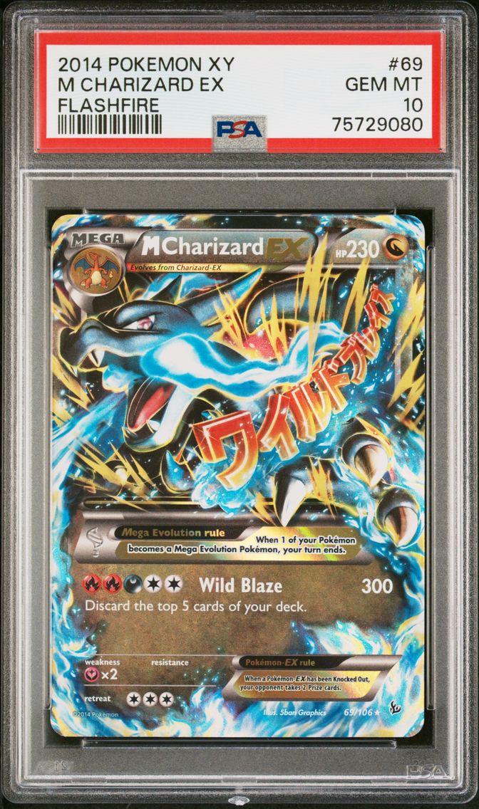 2014 #69 M Charizard EX PSA 10 X