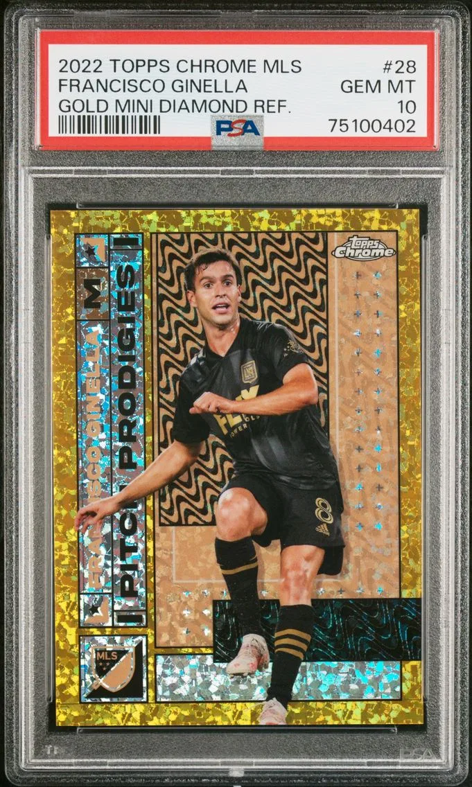 2022 #28 Francisco Ginella PSA 10 Topps Chrome MLS