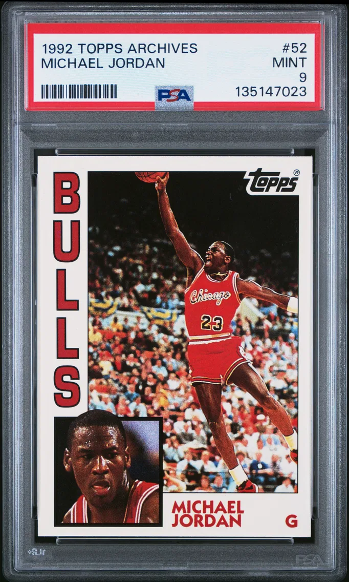 1992 #52 Michael Jordan PSA 9 To