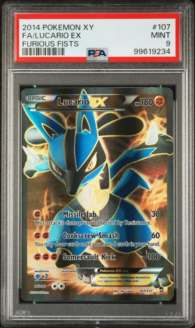 2014 #107 Full Art/Lucario EX PS