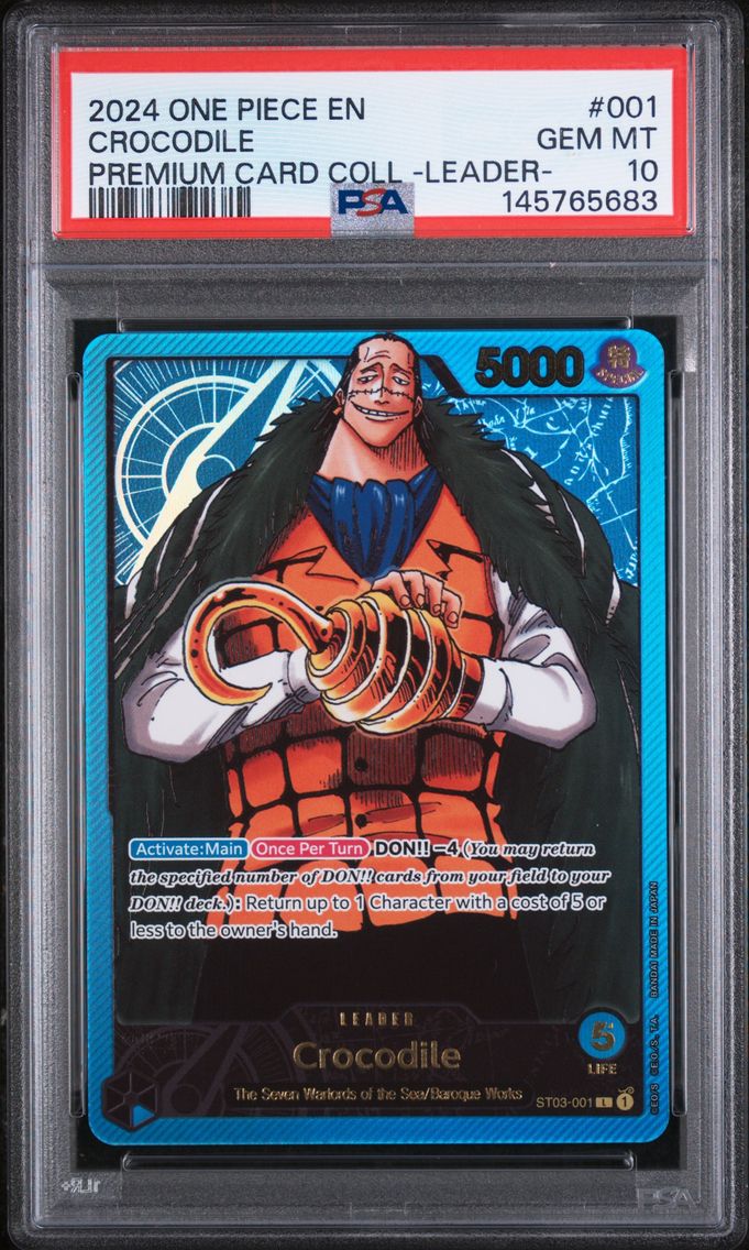 2024 #001 Crocodile PSA 10 One Piece Premium Card Collection -Leader Collection-