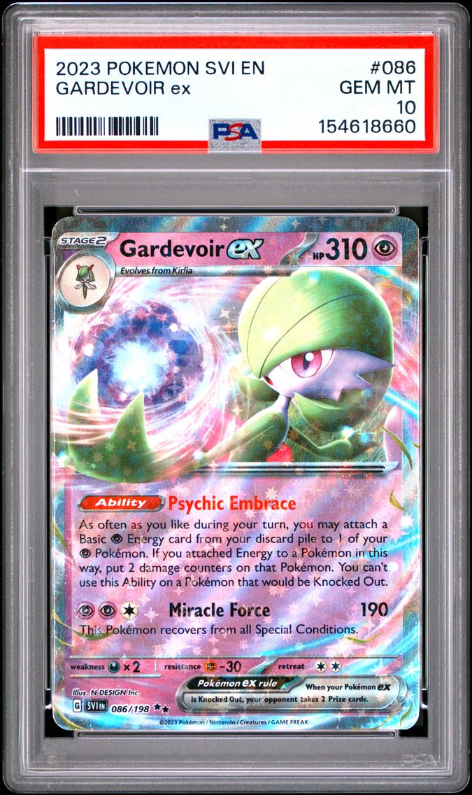 2023 #086 Gardevoir EX PSA 10 Svi EN-Scarlet & Violet