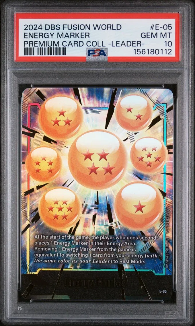 2024 #E-05 Energy Marker PSA 10 Dragon Ball Super Card Game Fusion World Premium Card Collection -Leader Collection-