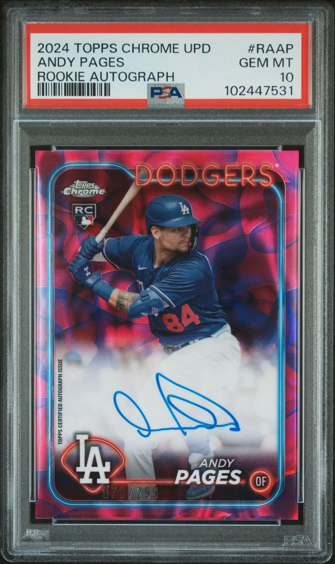 2024 #RAAP Andy Pages PSA 10 Top