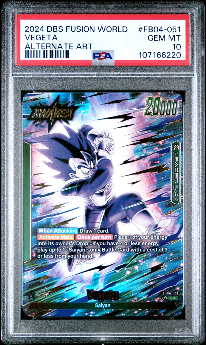 2024 #FB04-051 Vegeta PSA 10 Dragon Ball Super Card Game Fusion World Ultra Limit