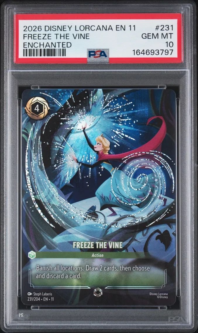 2026 #231 Freeze the Vine PSA 10 Disney Lorcana EN 11-Winterspell
