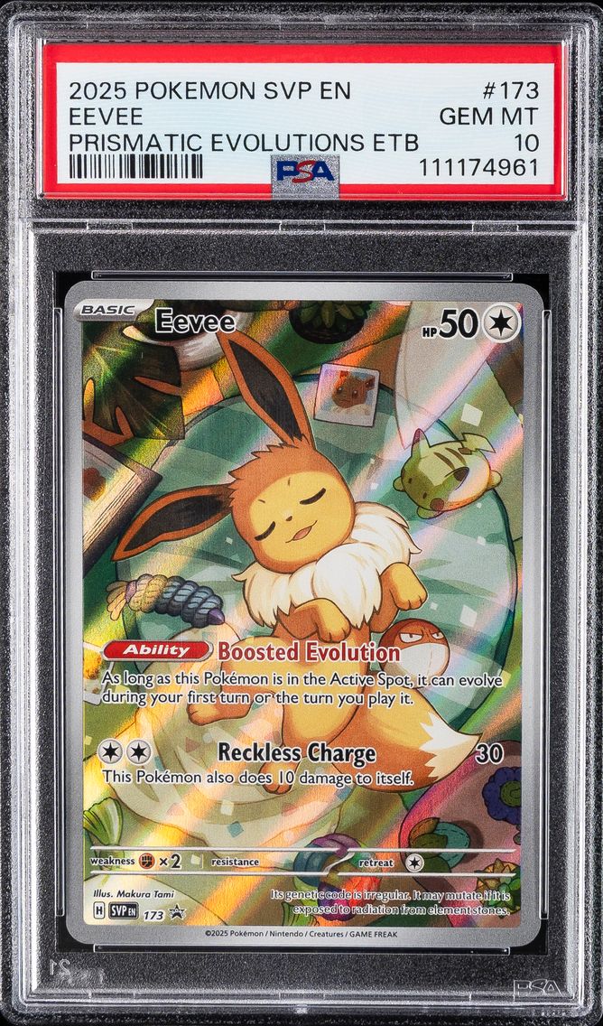 2025 #173 Eevee PSA 10 Svp EN-SV
