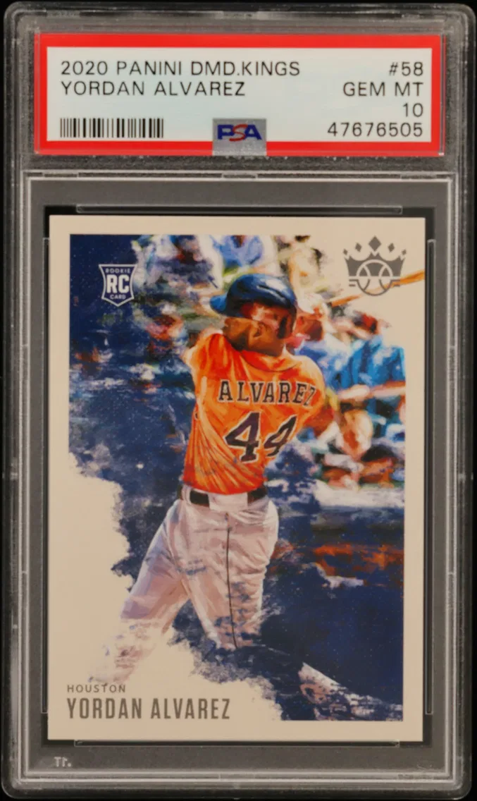 2020 #58 Yordan Alvarez PSA 10 Panini Diamond Kings