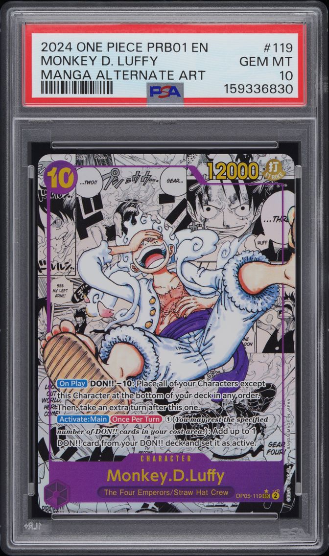 2024 #119 Monkey D. Luffy PSA 10