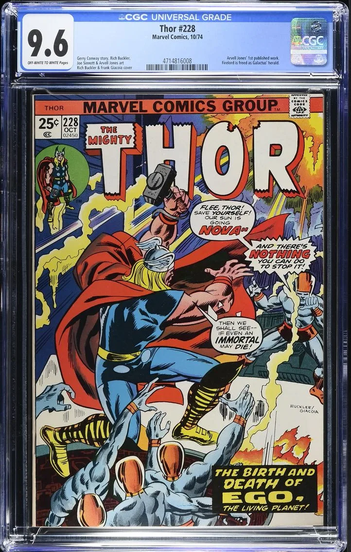 1974 Thor #228 CGC 9.6 Marvel Comics