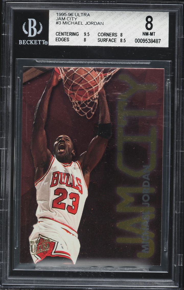 1995 #3 Michael Jordan BGS 8 Ult