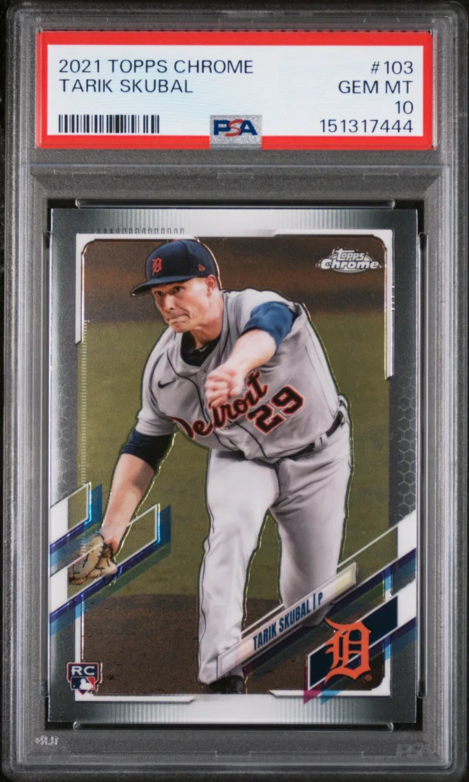2021 #103 Tarik Skubal PSA 10 Topps Chrome