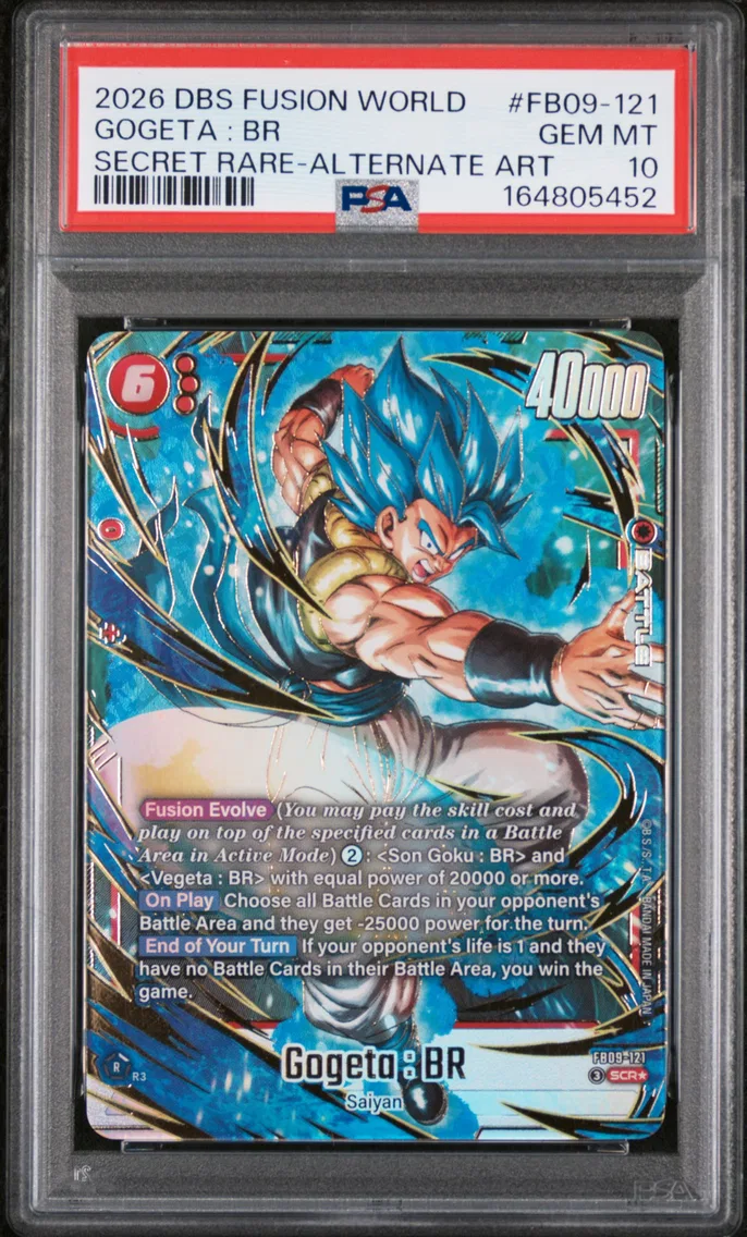 2026 #FB09-121 Gogeta : BR PSA 10 Dragon Ball Super Card Game Fusion World Dual Evolution