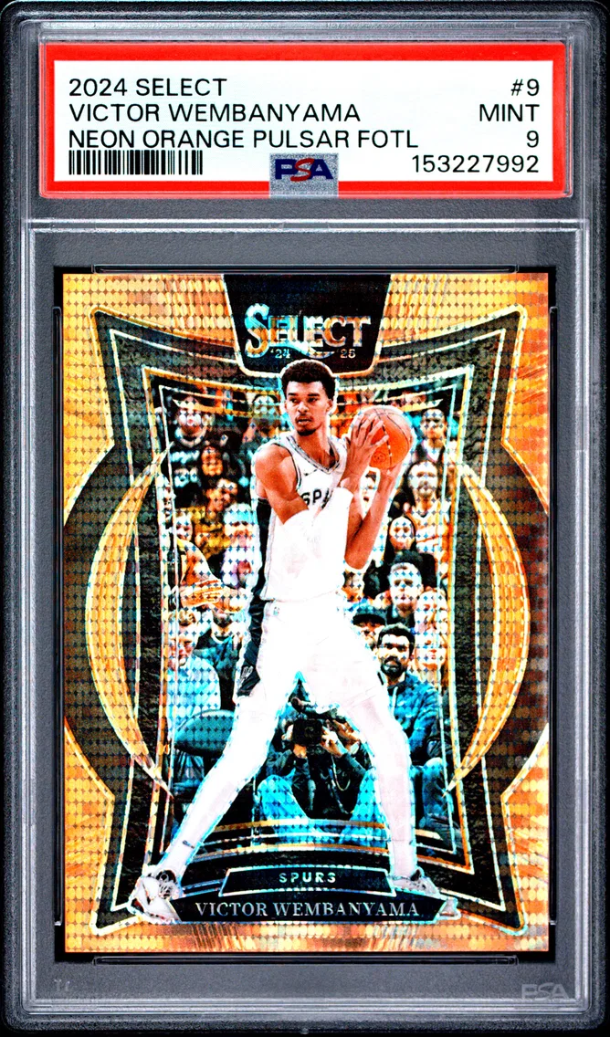 2024 #9 Victor Wembanyama PSA 9 Panini Select