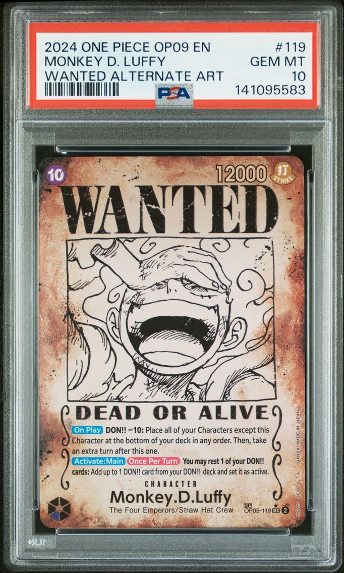 2024 #119 Monkey D. Luffy PSA 10
