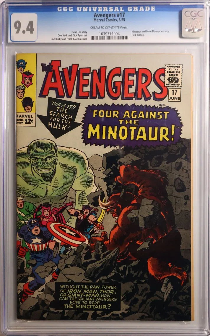 1965 #NA 1965 Avengers #17 CGC 9.4 Marvel Comics CGC 9.4