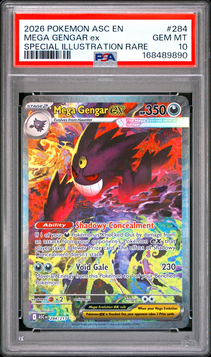 2026 #284 Mega Gengar EX PSA 10