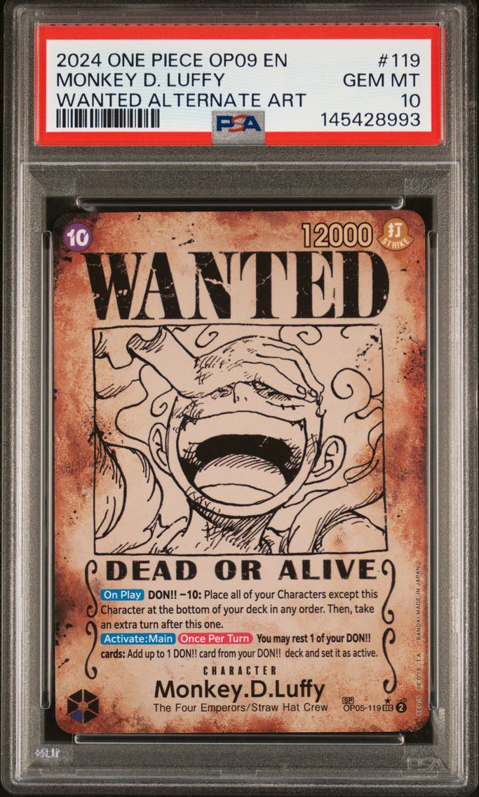 2024 #119 Monkey D. Luffy PSA 10