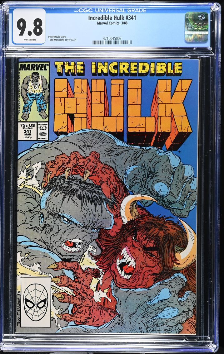 1988 Incredible Hulk #341 CGC 9.
