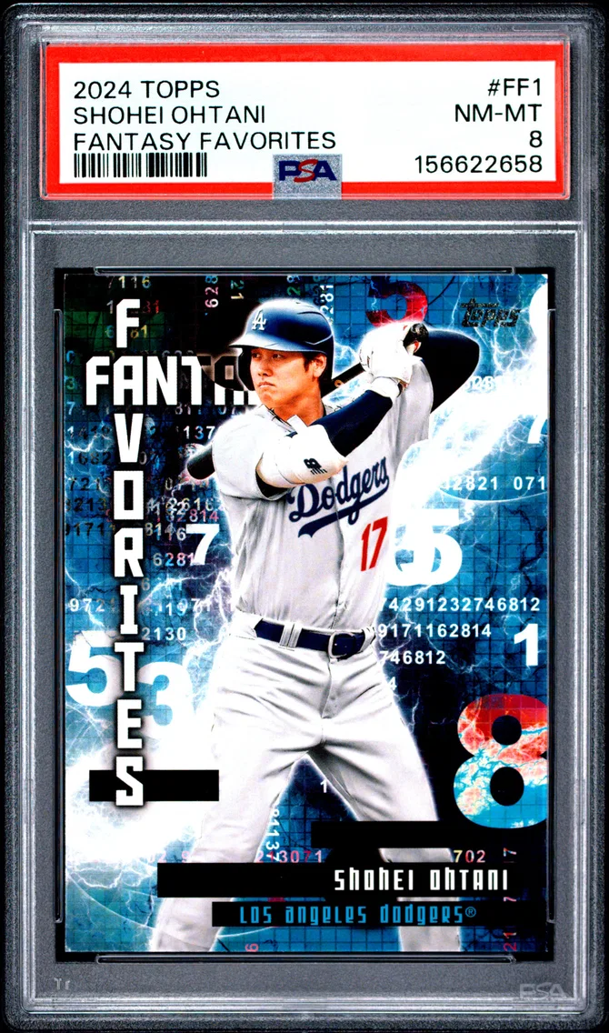 2024 #FF1 Shohei Ohtani PSA 8 Topps Fantasy Favorites