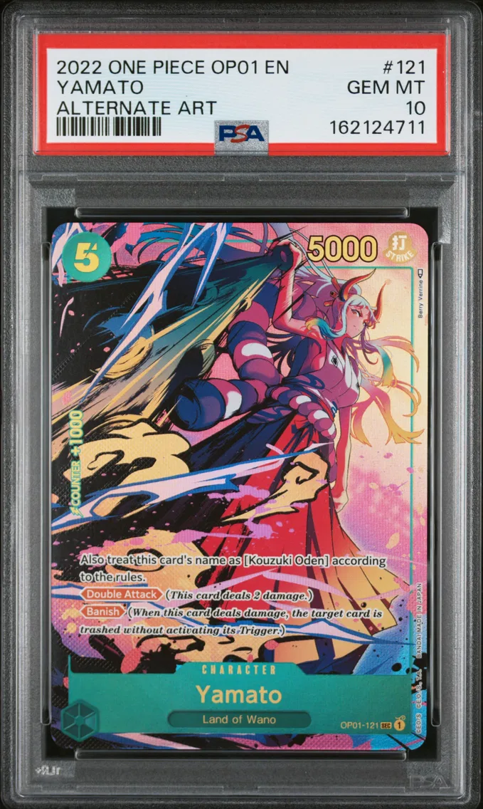 2022 #121 Yamato PSA 10 One Piece OP01-Romance Dawn