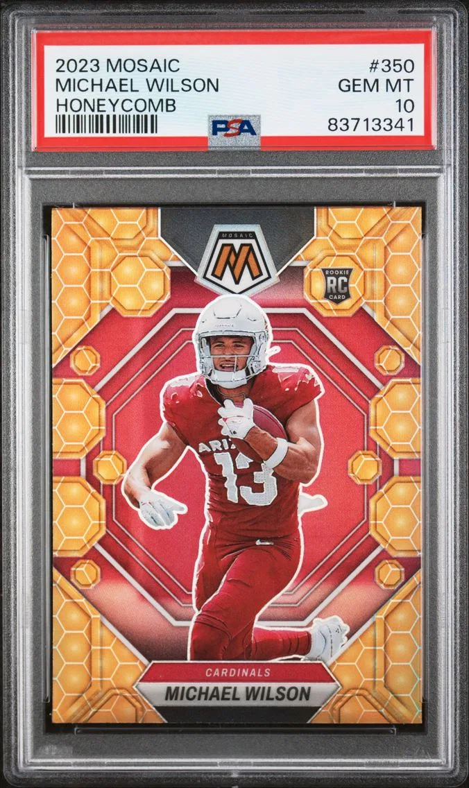 2023 #350 Michael Wilson PSA 10 Panini Mosaic