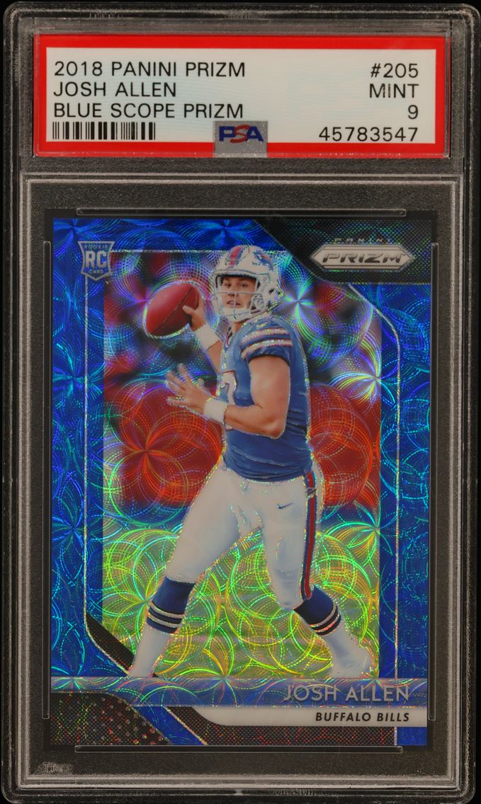2018 #205 Josh Allen PSA 9 Panin