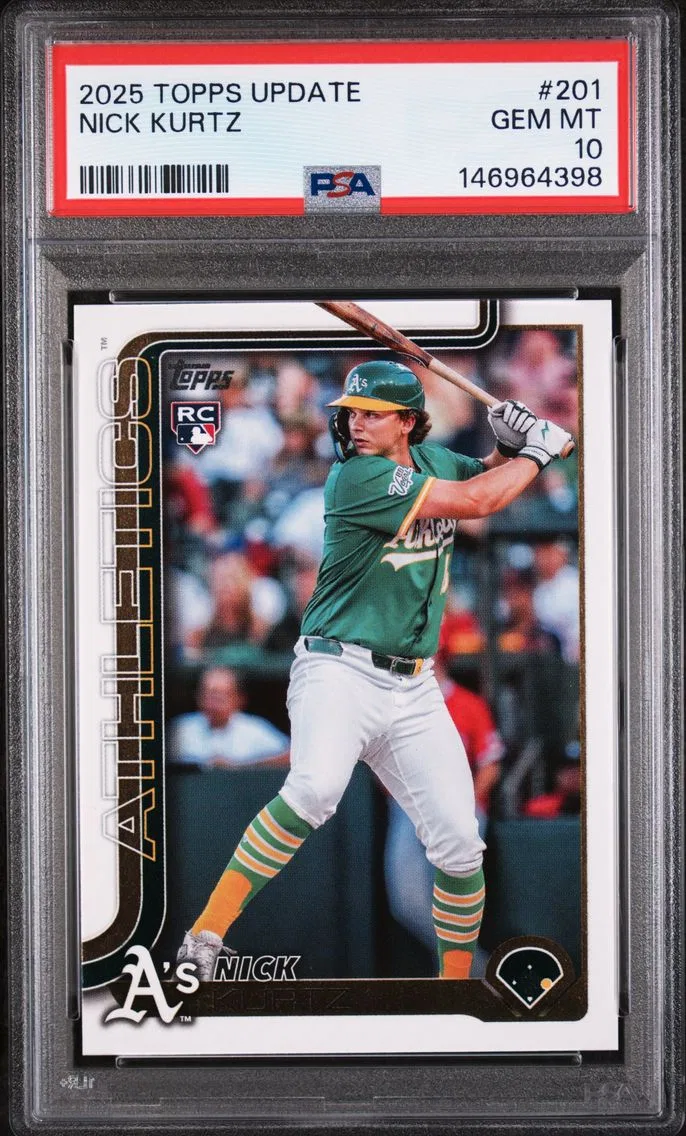 2025 #201 Nick Kurtz PSA 10 Topps Update