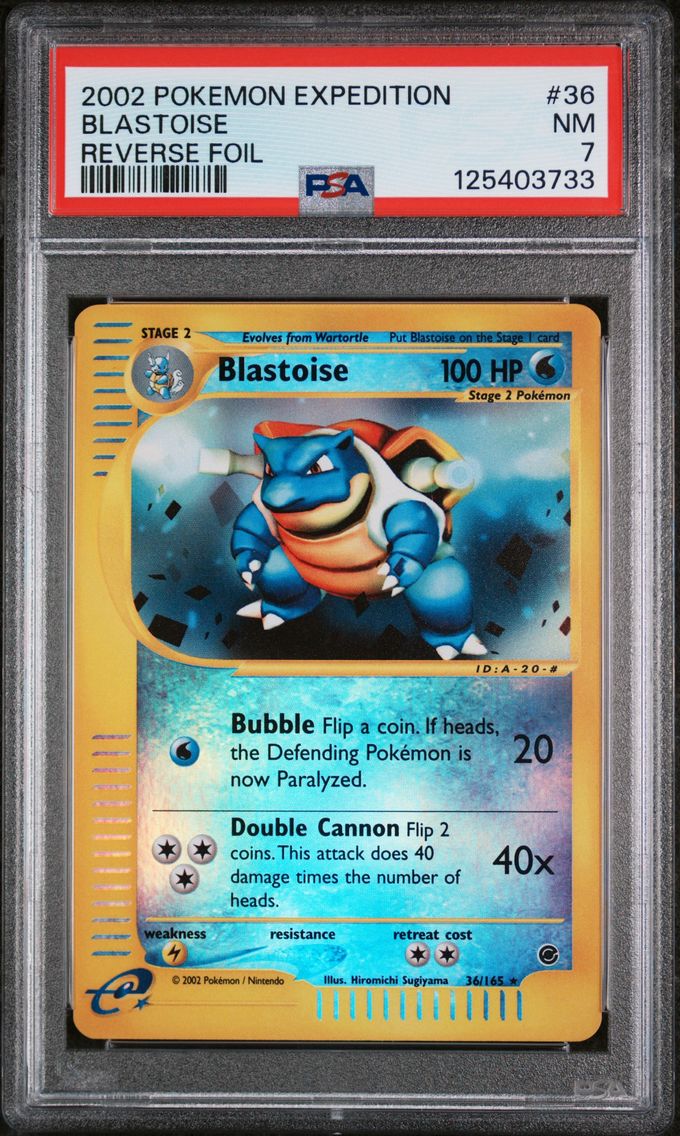 2002 #36 Blastoise-Reverse Foil 
