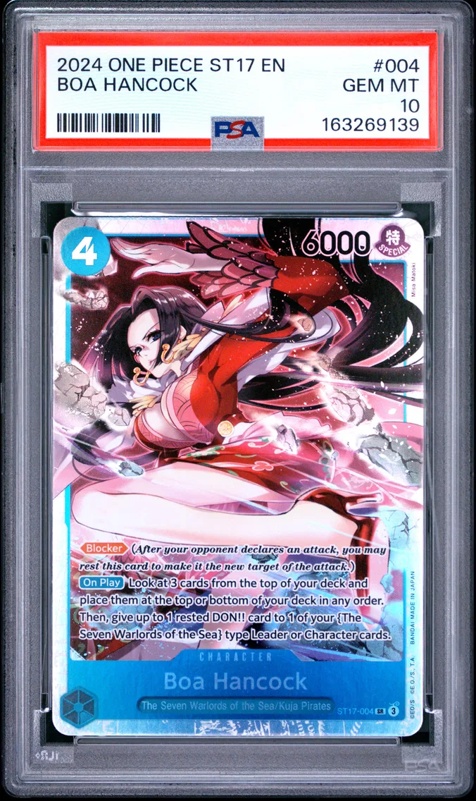 2024 #004 Boa Hancock PSA 10 One Piece Starter Deck ST17-Blue Donquixote Doflamingo