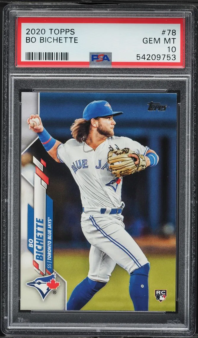 2020 #78 Bo Bichette PSA 10 Topps Baseball