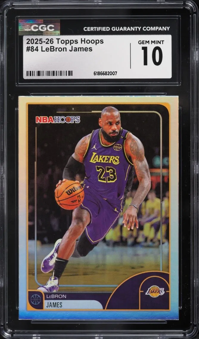 2025 #84 LeBron James CGC 10 Hoops
