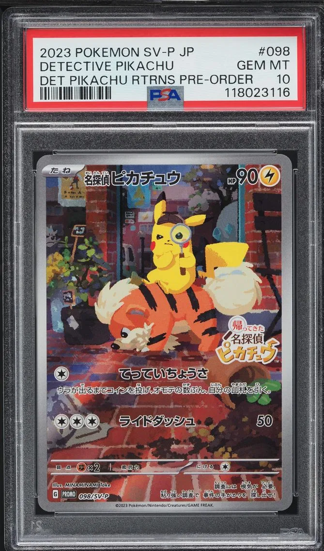 2023 #098 Detective Pikachu PSA