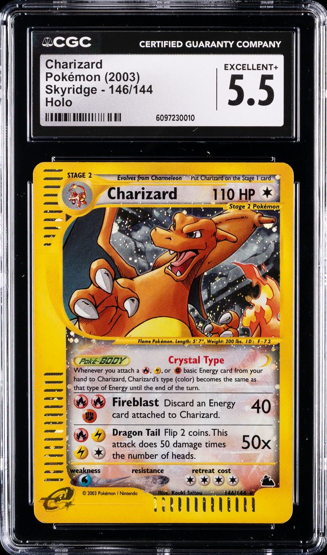 2003 #146 Charizard-Holo CGC 5.5