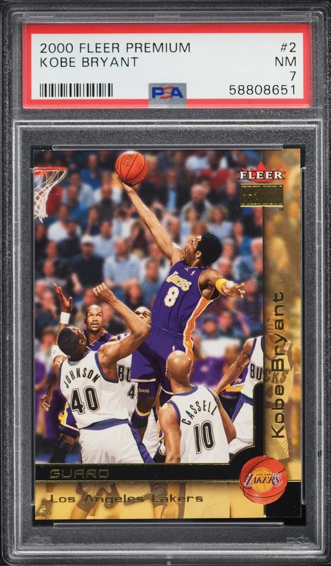 2000 #2 Kobe Bryant PSA 7 Fleer Premium